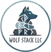 Wolf Stack Shop transparent logo